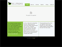 Tablet Screenshot of ecproxyvoting.com